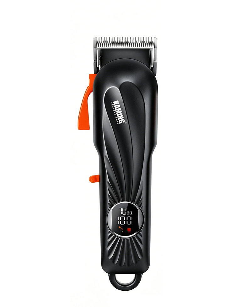 Cortador de cabelo de salão profissional Kaming 806 com display LCD