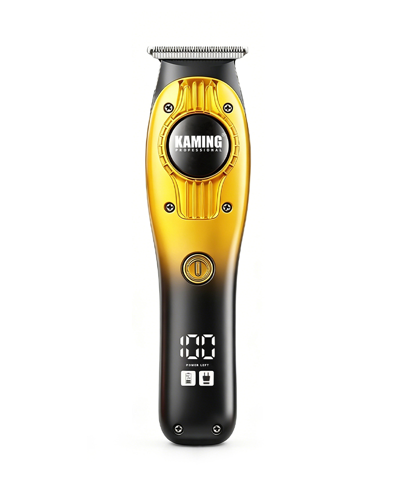 Aparador de cabelo profissional Kaming 1710 com display digital Zero Gap