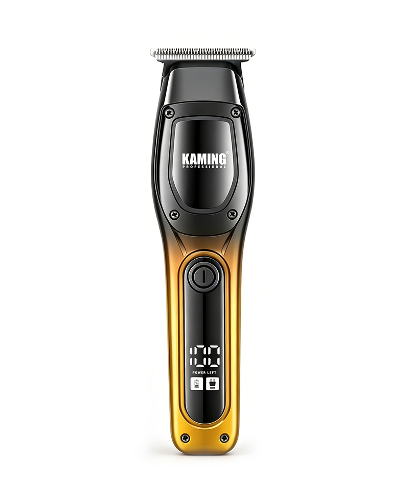 Kaming1711 Novo cortador de cabelo elétrico para homens Zero Gap Digital Display 7000 RPM Aparador de detalhes Comércio transfronteiriço