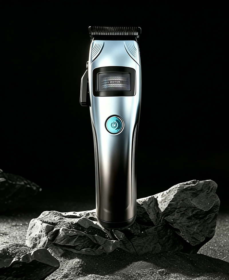 Kaming318 Máquina de cortar cabelo sem escova para salão profissional, ferramenta elétrica para barbeiro, motor de rotor externo, máquina de cortar cabelo sem fio