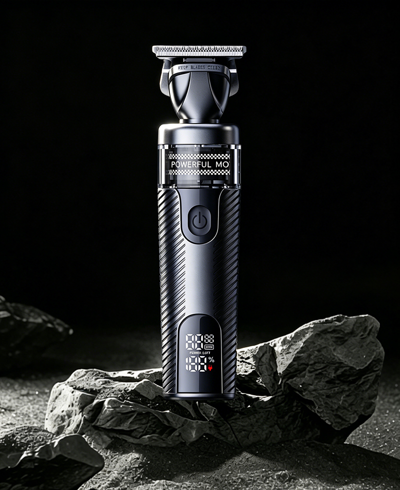 Cortador de cabelo Kaming 320 de nível profissional com motor Outrunner sem escova, design de metal vintage específico para salão